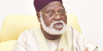 Former head of state, retired General Abdulsalami Abubakar