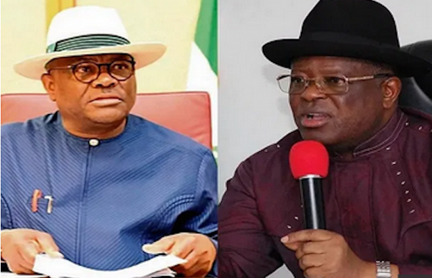 Governors Nyesom Wike of Rivers State and David Umahi of Ebonyi State