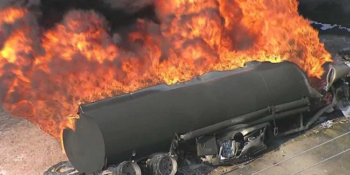 Petrol tanker explosion