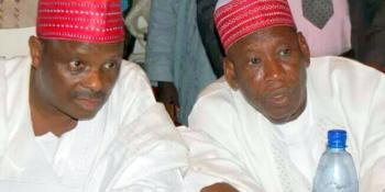 Senator Rabiu Musa Kwankwaso and Governor Abdullahi Ganduje