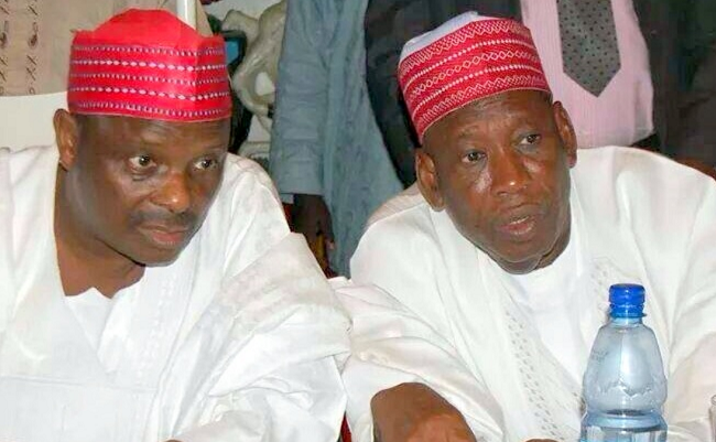 Senator Rabiu Musa Kwankwaso and Governor Abdullahi Ganduje