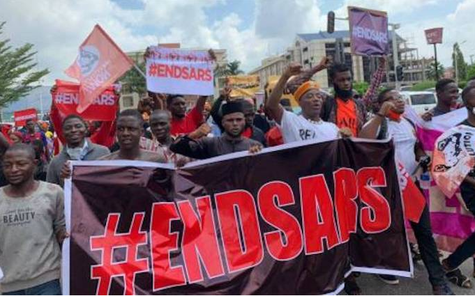 #EndSARS protesters