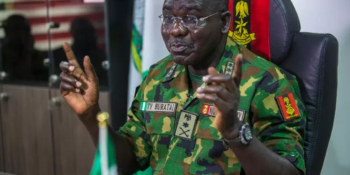 Ex-Chief of Army Staff, Lt. General Tukur Buratai