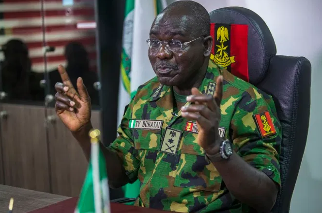 Ex-Chief of Army Staff, Lt. General Tukur Buratai