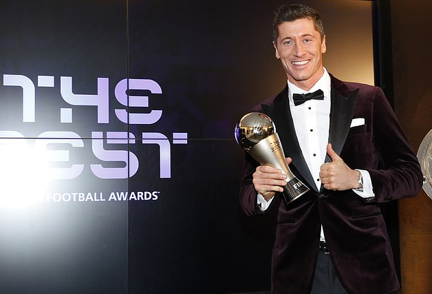 Robert Lewandowski defeats Lionel Messi and Cristiano Ronaldo to win FIFA’s best player award