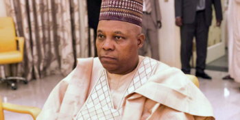 Former governor of Borno State, Senator Kashim Shettima