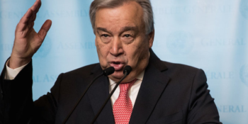 United Nations (UN) Secretary-General, António Guterrez