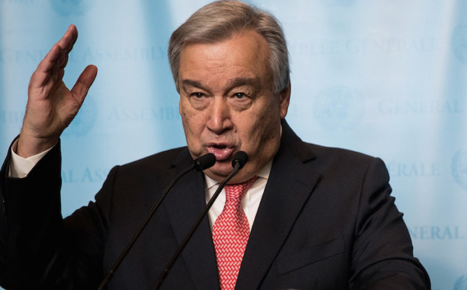 United Nations (UN) Secretary-General, António Guterrez