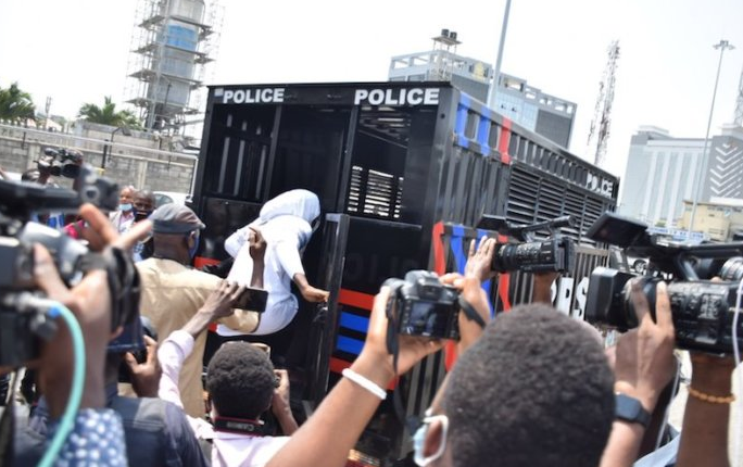 ‘God of Iron Will Kill You’, Policeman Tells Arrested Protesters