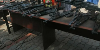 Recovered firearms