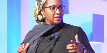 Minister of Finance, Budget and National Planning, Mrs. Zainab Ahmed