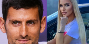 Novak Djokovic and social media influencer, Natalija Scekic