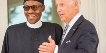 Nigerian President, Muhammadu Buhari with the United States President, Joe Biden