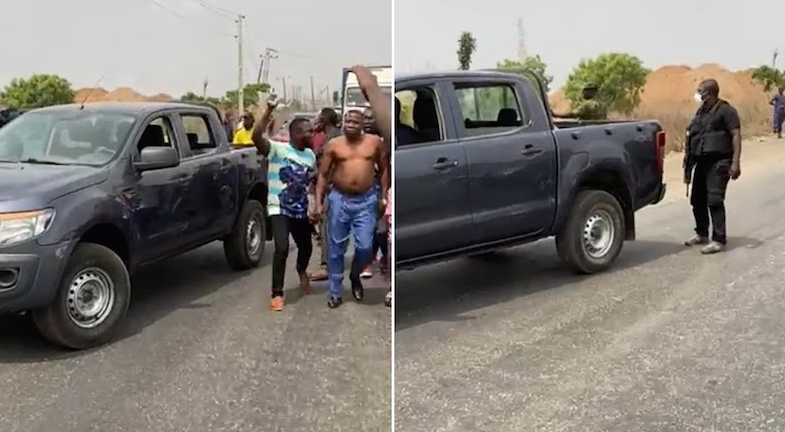 Popular Yoruba rights activist, Sunday Adeyemo, better known as Sunday Igboho, says the recent assault on his person by the Department of State Services' operatives was an attempt to murder him. The activist also said he pulled off his shirt because one of the DSS operatives rough handled him and violently held onto his shirt around his neck area. Igboho stated this on Saturday while featuring on a radio programme, 'City Talks with Reuben Abati'. SaharaReporters had earlier reported that pandemonium broke out on Friday along the Lagos-Ibadan Expressway when Igboho and his supporters were on their way to meet 93-year-old Afenifere chieftain, Ayo Adebanjo. In a viral video, a shirtless Igboho was seen with his men daring the security operatives and throwing expletives. Many have since wondered why the activist, whom many believed to have metaphysical powers and known to wear a traditional bulletproof vest, was topless during the face-off. But speaking during the radio programme monitored by The PUNCH, Igboho said, W hy I pulled off my cloth was that one of the DSS operatives violently held onto my shirt. So, I decided to pull off the cloth and give it to him for us to drag the matter. They started shooting when we began to drag the matter. The whole episode was an embarrassment for me. I am a responsible man; I am a Yoruba citizen; I am fighting for the Yoruba people's rights. They don't have to embarrass me. Continuing, the rights activist said, I'm a businessman. I pay my tax to the Federal Government every month and I have evidence of tax payment. Should I be going on the road and some people attempt to kill me? For what? Why do they want to kill me because their plan on Friday was to assassinate me? Why? There is insecurity in the country. Fulani people are raping our people and killing our people in the forests but the security operatives are not going there to confront them. Instead, they are offered ransom. It is just sad that the government is threatening the common man living peacefully in the country. It should not be so. Igboho also said a joint team of DSS operatives, soldiers, and the civil defence was on the Friday mission to arrest him, noting no police officer on the team. Though the DSS denied the attempted arrest, Yoruba socio-political group, Afenifere; Human rights lawyer Femi Falana (SAN), amongst others, have since condemned the DSS attempt. Igboho rose to prominence last month when he issued an eviction notice to herdsmen accused of sundry crimes in the Ibarapa area of Oyo State and enforced the same. Presidential spokesman, Garba Shehu, had said the Inspector-General of Police, Mohammed Adamu, ordered the arrest of the rights activist, but many Nigerians had condemned such move, insisting that the security agencies should instead summon famous Islamic scholar, Sheikh Ahmad Gumi, who has been seen associating with bandits in the forests of Zamfara and Niger States of late.