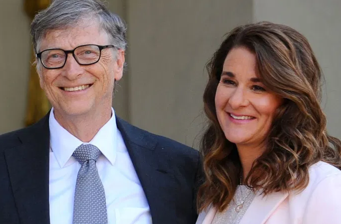 Bill Gates and wife, Melinda