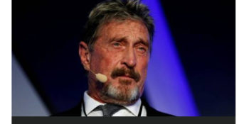 Antivirus software tycoon, John McAfee