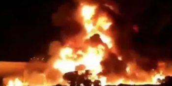 Gas tanker explosion