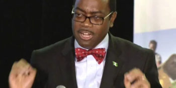 President of the African Development Bank, Dr. Akinwumi Adesina