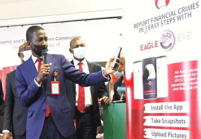 Economic and Financial Crimes Commission (EFCC), has launched an online App, Eagle Eye