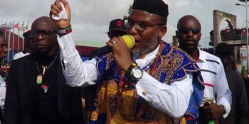 Leader of the Indigenous People of Biafra, Nnamdi Kanu