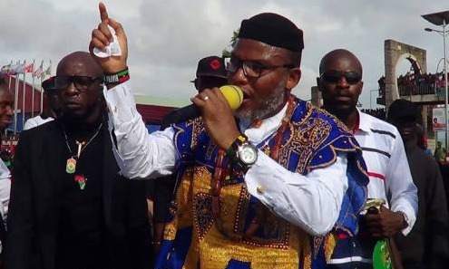 Leader of the Indigenous People of Biafra, Nnamdi Kanu