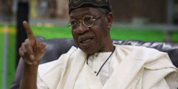 Minister of Information and Culture, Alhaji Lai Mohammed