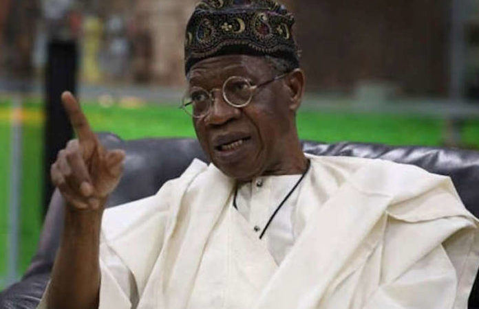 Minister of Information and Culture, Alhaji Lai Mohammed