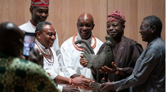 Benin Bronze Cockerel