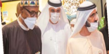 President Muhammadu Buhari in Dubai