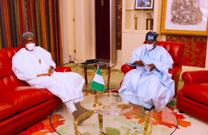 President Muhammadu Buhari receives Asiwaju Bola Tinubu