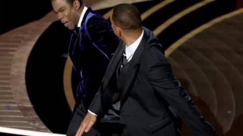 Oscar Award: Actor, Will Smith Slaps Comedian, Chris Rock On Stage After Joke About Wife