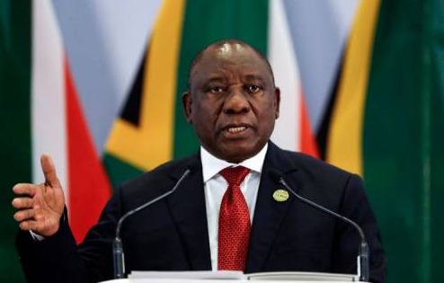 South African President Cyril Ramaphosa