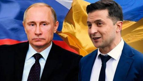 Russian President Vladimir Putin vs Ukrainian President Volodymyr Zelenskyy