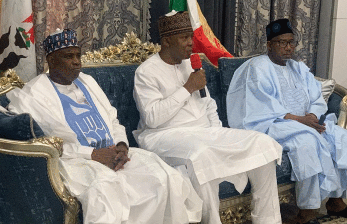 Governor Bala Mohammed of Bauchi State, yesterday, hosted his Sokoto State counterpart, Aminu Waziri Tambuwal and a former President of the Senate, Dr. Bukola Saraki, to a consensus building initiative among aspirants of northern extraction for the position of President in the Peoples Democratic Party (PDP).