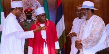 The President announced his support while receiving in audience at the State House, Abuja, the Oba of Benin, H.R.M. Omo N’Oba Uku Akpolokpolo Ewuare II, accompanied by members of the Royal Court of Benin and the Board of Trustees of the Benin Royal Museum.