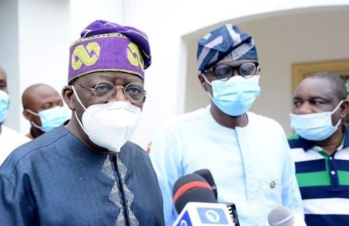 Bola Tinubu and Governor Sanwo-Olu