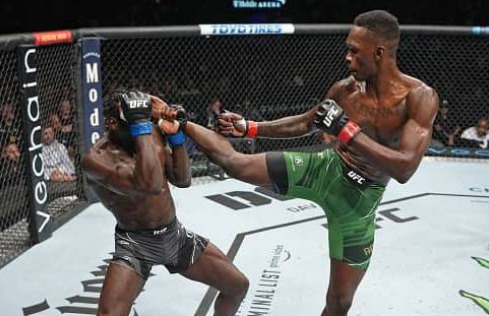 Israel Adesanya has defeated Jarred Cannonier to retain the UFC middleweight championship.