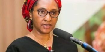 Minister of Finance, Budget and National Planning, Mrs. Zainab Ahmed