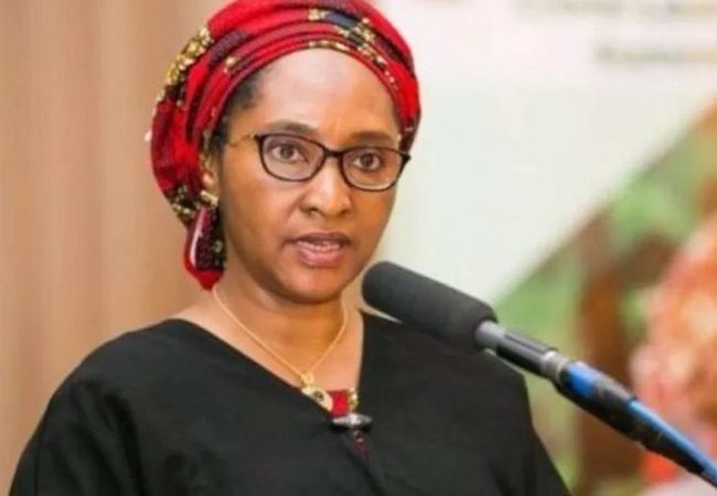 Minister of Finance, Budget and National Planning, Mrs. Zainab Ahmed