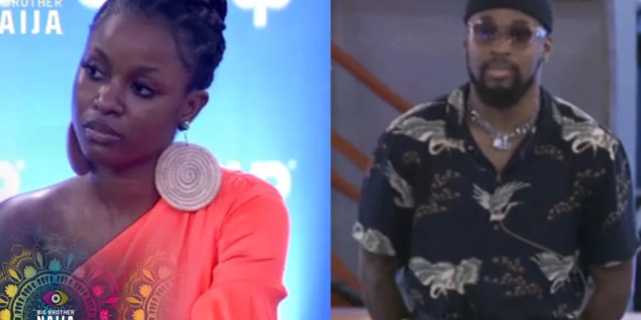 #BBNaija Season 7 Day 32: Biggie Calls Out Sheggz And Bella