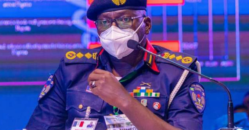 Commandant General of the Nigeria Security and Civil Defence Corps (NSCDC), Dr. Ahmed Audi