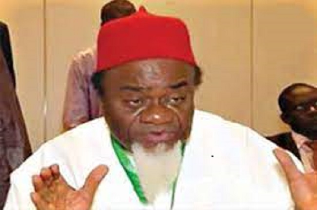 Former governor of Anambra State, Dr. Chukwuemeka Ezeife