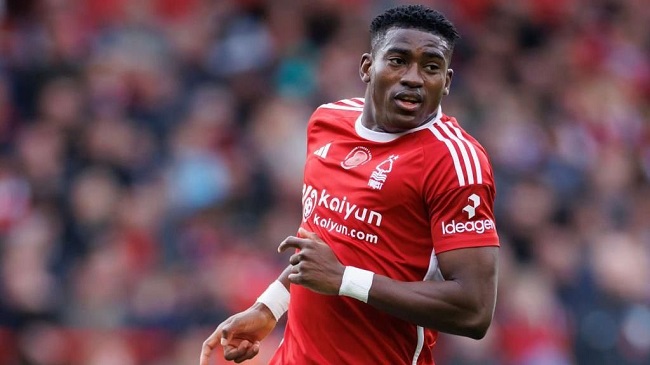 Super Eagles and Nottingham Forest striker, Taiwo Awoniyi
